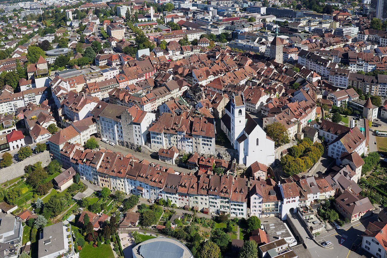Altstadt von Aarau im Aargau