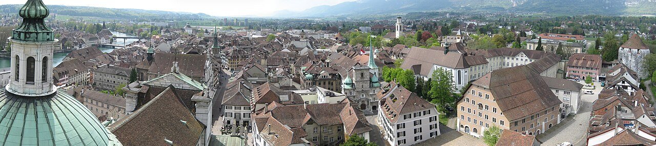 Blick über die Altstadt von Solothurn